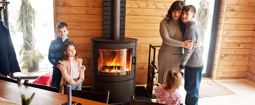 Morso Cast Iron Fireplace Insert Installation in Cudahy, California