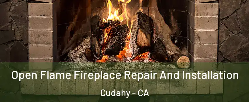  Open Flame Fireplace Repair And Installation Cudahy - CA